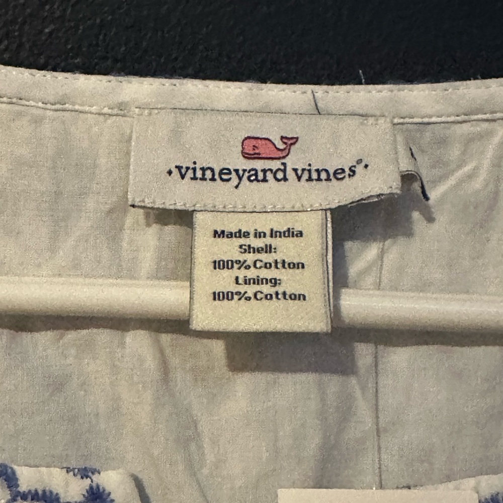 Vineyard Vines Eyelet Flounce Dress Brand New w/tags - Picture 4 of 5